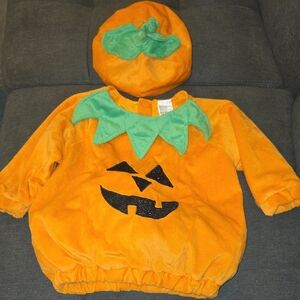 Pumpkin Costume for Baby - Orange and Green